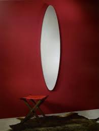 Elips Plain Oval Mirror With Deep Box