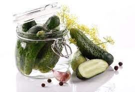 fermented garlic dill pickles