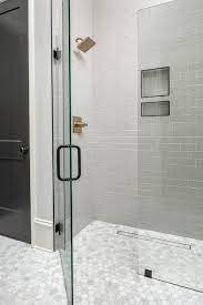 Marble Curbless Shower Floor