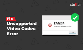 fix unsupported video codec error