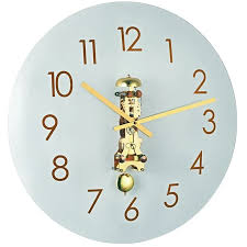 Hermle Ava Mechanical Glass Wall Clock
