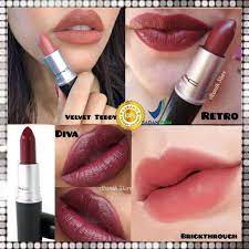 mac retro matte lipstick lengkap harga