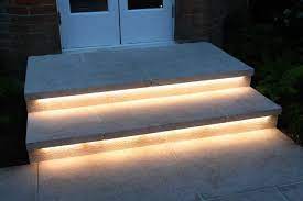 outdoor stair lighting