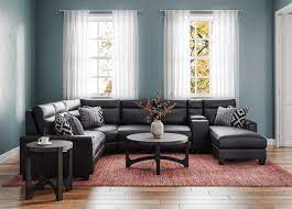 15 Black Sectional Couches For A