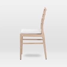 teak wood high back outdoor dining chair