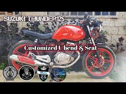 suzuki thunder 125 customized u bend
