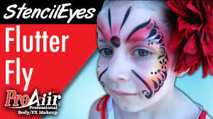 airbrush face painting erfly you