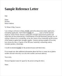 Sample For Reference Letter Under Fontanacountryinn Com