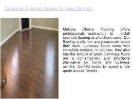 laminate flooring repair services