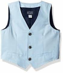 Details About The Childrens Place Toddler Boys Cute Dress Vest Sky Blue Size 18 24 Months