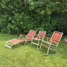 Vintage Outdoor Folding Chairs By