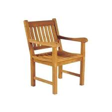 comfort fsc teak wooden garden chair by