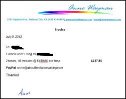 How Do I Invoice For My Freelance Writing Work With Sample
