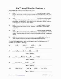 Symbols in equations, types of reactions. Chemical Reactions Worksheet With Answers How To Balance Equations Printable Worksheets