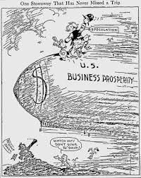cartoons of the 1929 crash novel investor