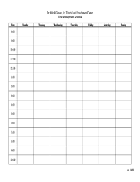editable study timetable template