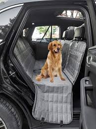 Upgraded Grey Pet Car Seat Cushion