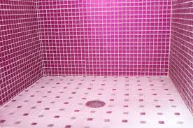 You can cut them down to size to form a stylish border or dazzle with a large feature wall. Pink Mosaic Tile Houzz