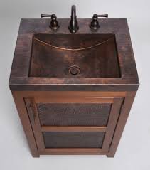 Rustic Bathroom Vanity Copper Sink