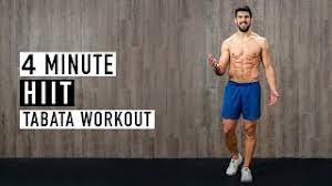 4 minute hiit tabata workout w ash