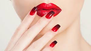 red and black nails could be the next