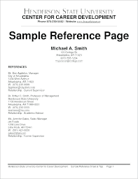 Resume With References Example Resume References Resume Format