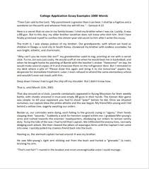 So you want to know what does a 500 word essay look like? Successful College Application Essay Examples Easy Samples