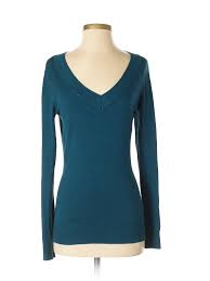 Details About Rickis Women Green Pullover Sweater Sm Petite
