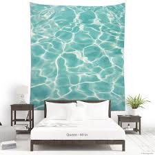 Swimming Pool Tapestry Abstract Wall