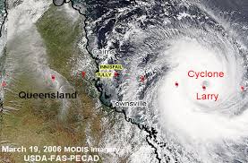 Yasi is still a dangerous category 3 storm as it tracks inland. Cyclone Larry Hits Queensland Coast