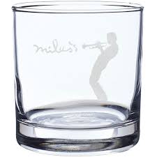 Silhouette Laser Etched Whiskey Glass