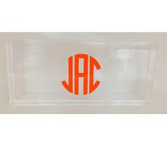 personalized large lucite box gumdrop