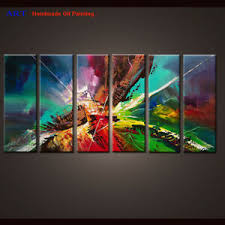 undeniable multi color abstract oil