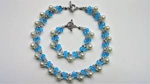 elegant handmade beaded necklace and