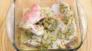 The only way our mom would get us to eat fish as kids was when she would pan fry king fish and serve it to us with ketchup and a little pepper sauce. Fried Red Snapper