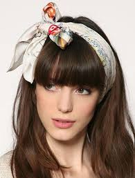 Fringe haircuts make women look younger than normal. 23 Cute Bandana Hairstyles You Will Love The Trend Spotter