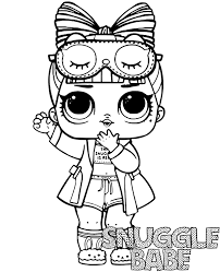 We know what you can do to entertain your child today. High Quality Snuggle Babe Doll Coloring Sheet Lol Surprise