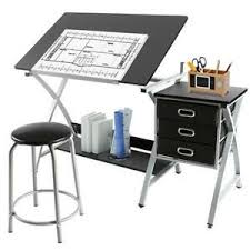 Adjustable height drafting desk drawing table tiltable tabletop for reading, writing art craft w/stool and. Artist Desk Products For Sale Ebay