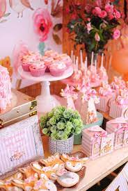 party ideas pastel woodland baby shower