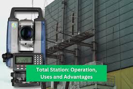 total station operation uses and