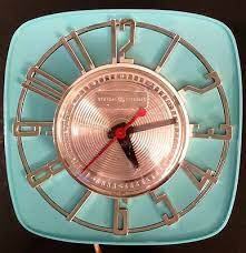 1950s Kitchen Clock 1950s Mid Century