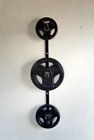 3 Weight Plate Holder Wall Mounted For