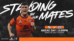 Brisbane roar brisbane roar bri. Brisbane Roar Proud To Support Mates4mates This Anzac Day Brisbane Roar Fc