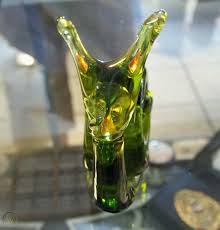 Rare Viking Glass Snail Vintage Mid