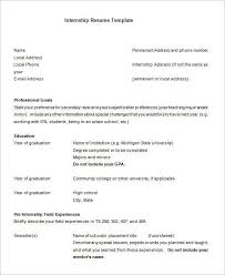 College resume writers can add sororities or fraternities, exchange programs, internships, summer jobs, and additional work experiences. 10 Internship Resume Templates Pdf Doc Free Premium Templates