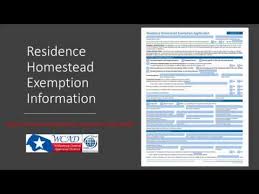 residence homestead exemption