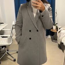Wool Coat Zara Trf Outwear Coat