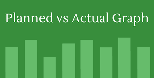 how planned vs actual chart in excel