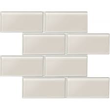 White Am50 Glass Tile Amity