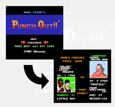 retro game internals punch out pwords